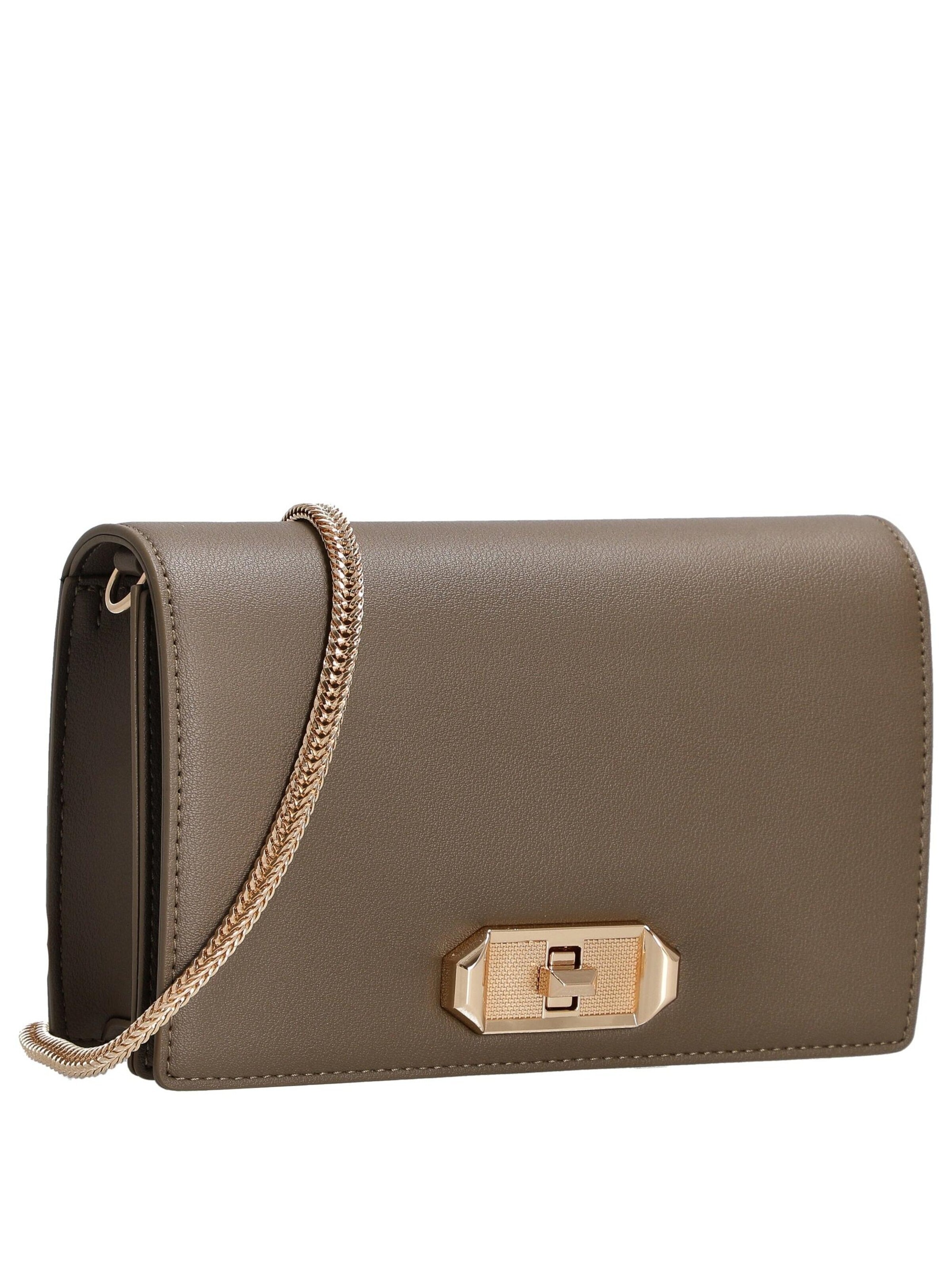 Seidenfelt Clutch 'Eiby'‌‌‌‌ in Grau