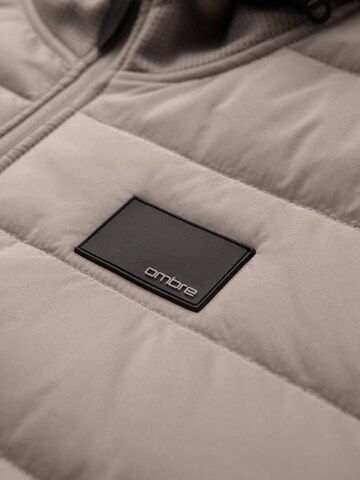 Ombre Jacke in Grau