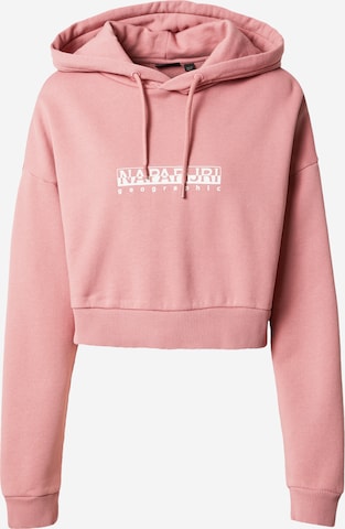 NAPAPIJRI Sweatshirt in Roze: voorkant