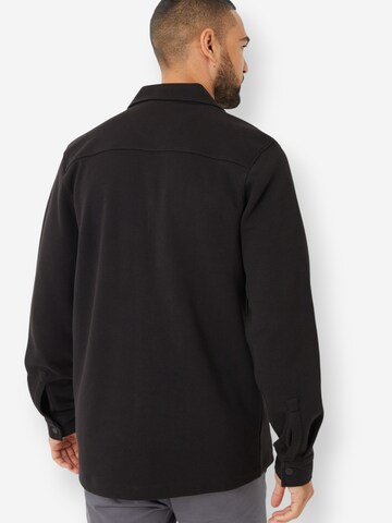 Threadbare Hemdjacke 'Relay' in Schwarz