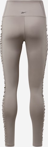 Skinny Pantalon de sport Reebok en gris