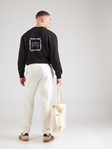 Calvin Klein JeansTapered Hlače - bijela boja