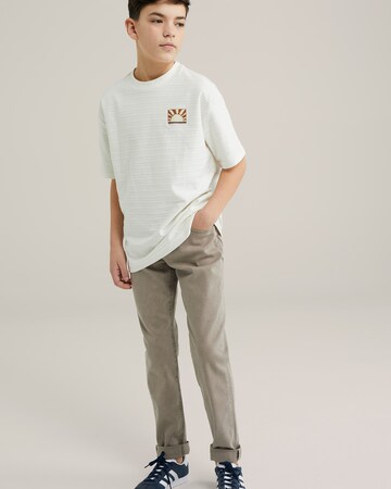Coupe slim Jean WE Fashion en marron