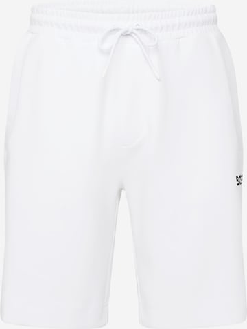 BOSS Green Regular Trousers 'Headlo 1' in White: front