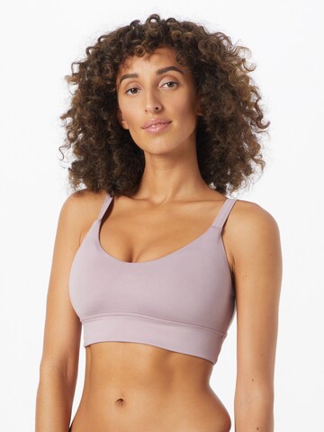 Bustier Soutien-gorge de sport Marika en gris : devant