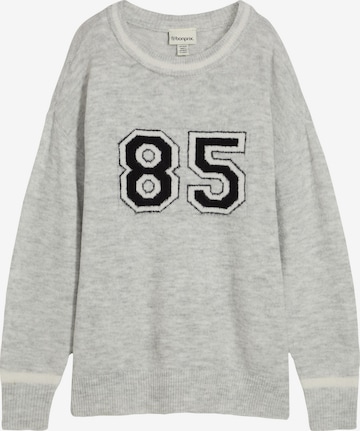 Pullover extra large di bonprix in grigio: frontale