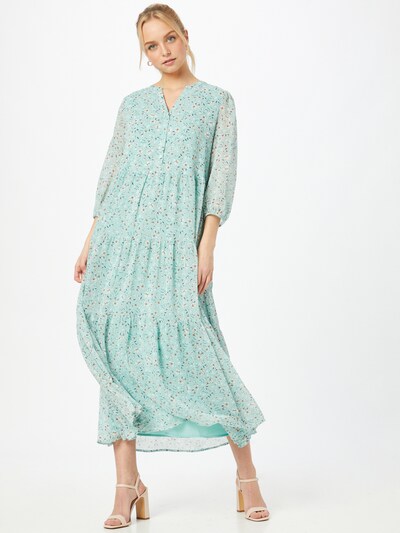ESPRIT Obleka | turkizna / rumena / bela barva, Prikaz modela