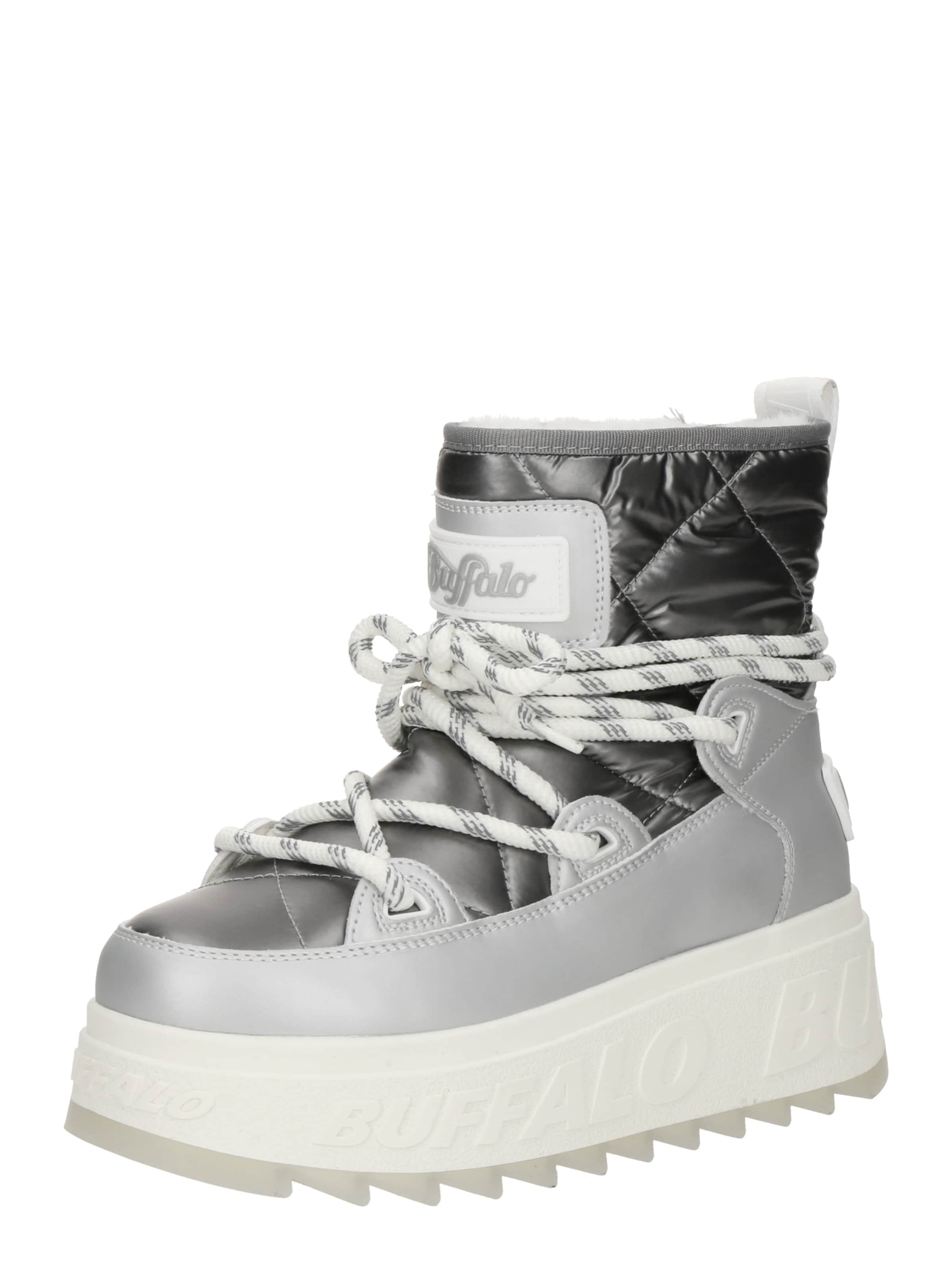 BUFFALO Snöboots 'Eliza' i silver: framsida