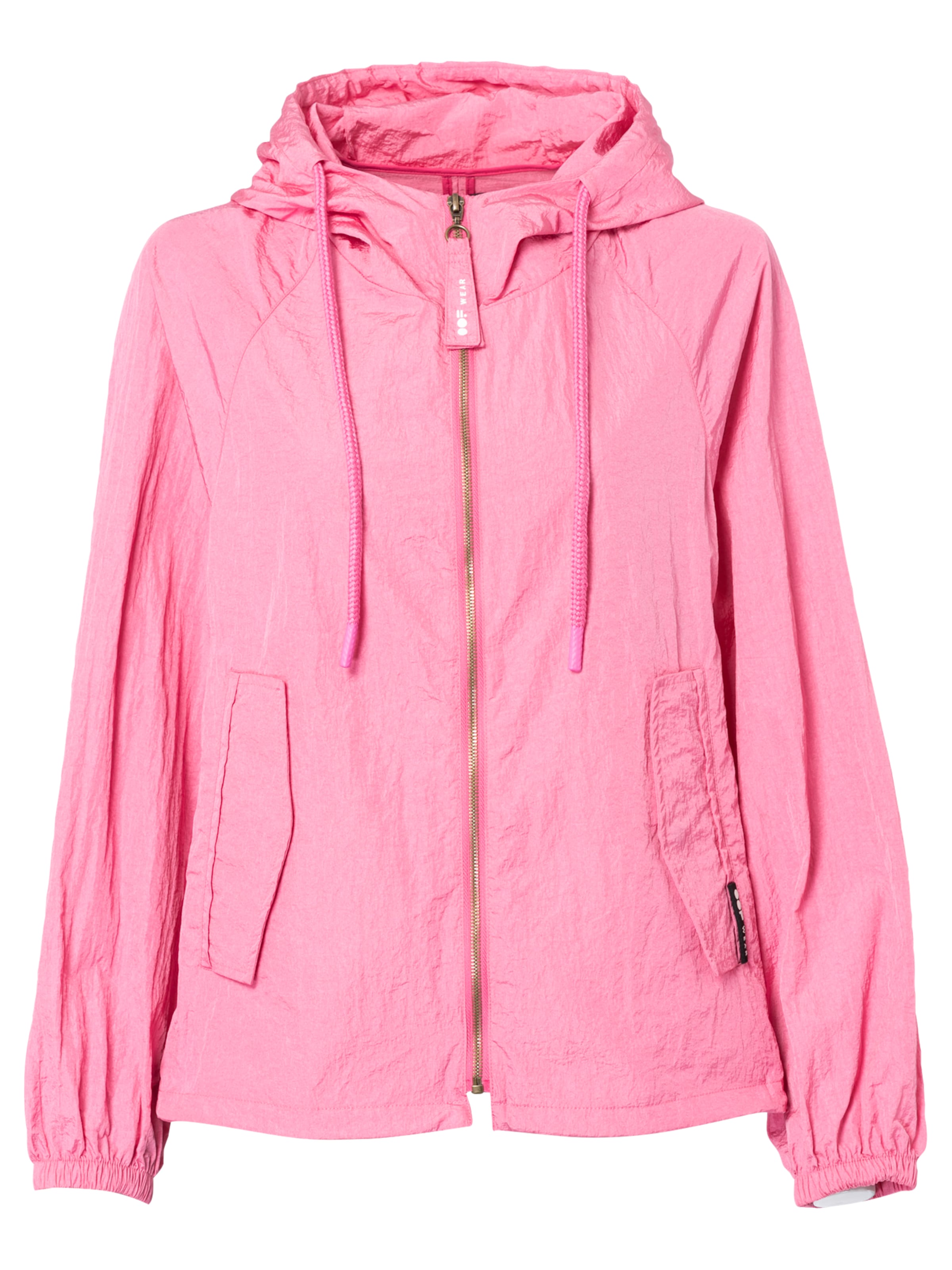 OOF WEAR Φθινοπωρινό και ανοιξιάτικο μπουφάν σε ροζ: μπροστά