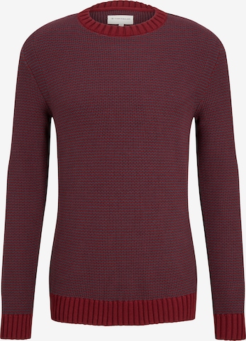 TOM TAILOR Sweater in Red: front