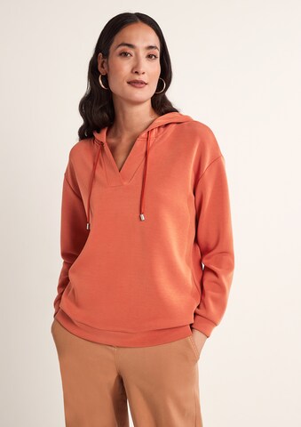 COMMA Sweatshirt in Orange: predná strana