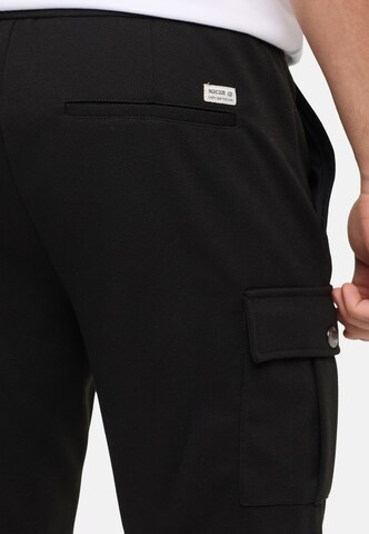 INDICODE JEANS Regular Cargo trousers ' Nezzo ' in Black