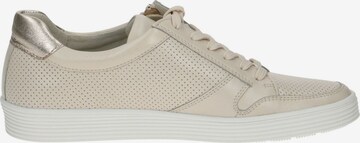 CAPRICE Sportieve veterschoen in Beige