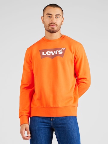 LEVI'S ® Majica 'Standard Graphic Crew' | oranžna barva: sprednja stran