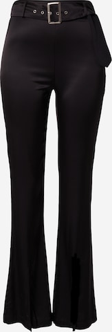 Katy Perry exclusive for ABOUT YOU Flared Pants 'Nancy' in Black: front