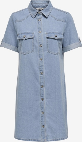 Robe-chemise 'LISA' ONLY en bleu : devant