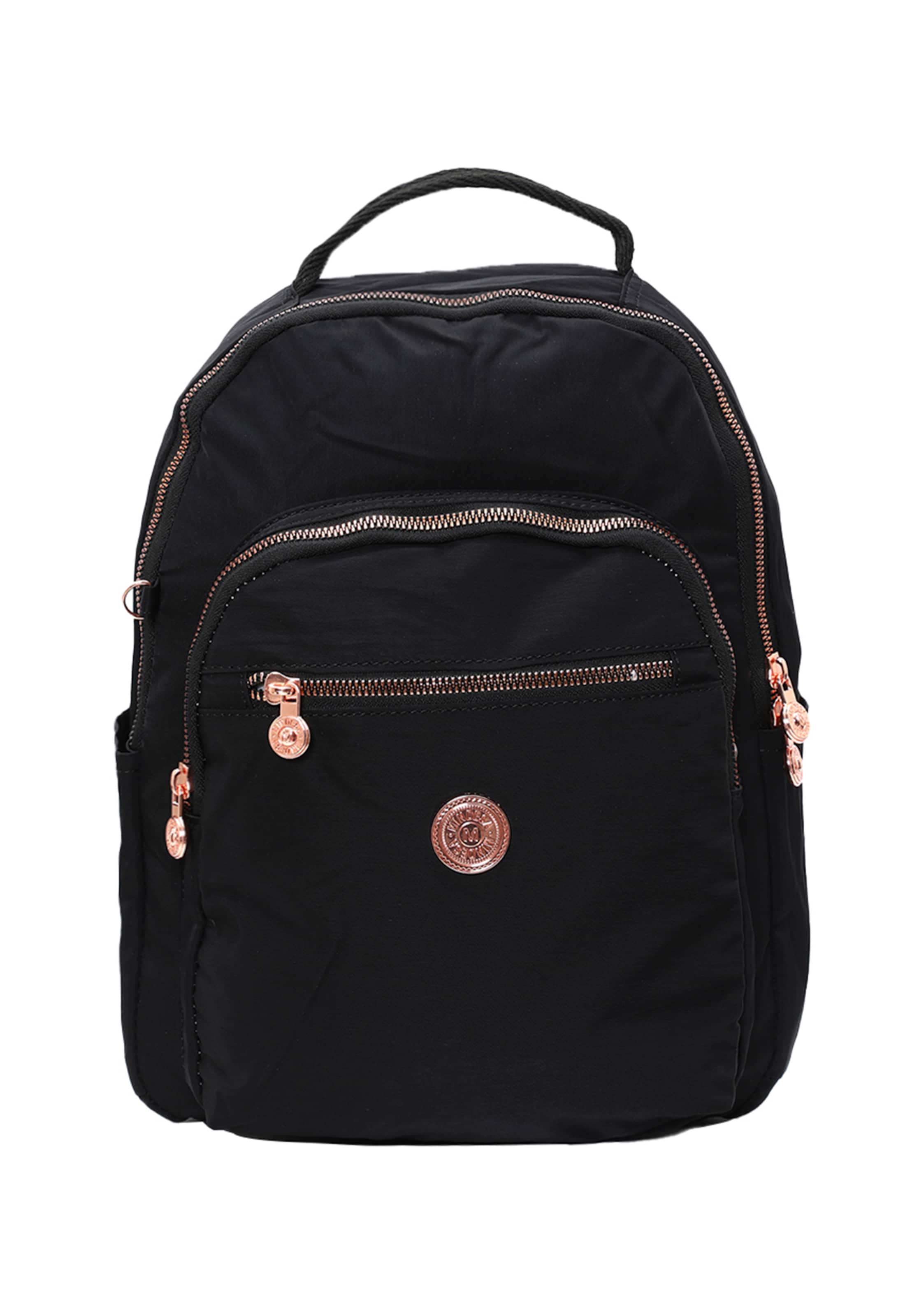 Mindesa - Mochila en negro: frente