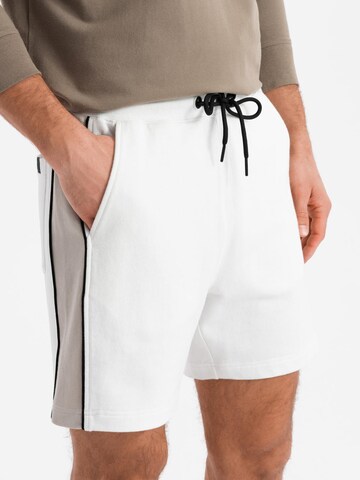 Ombre Regular Broek in Wit