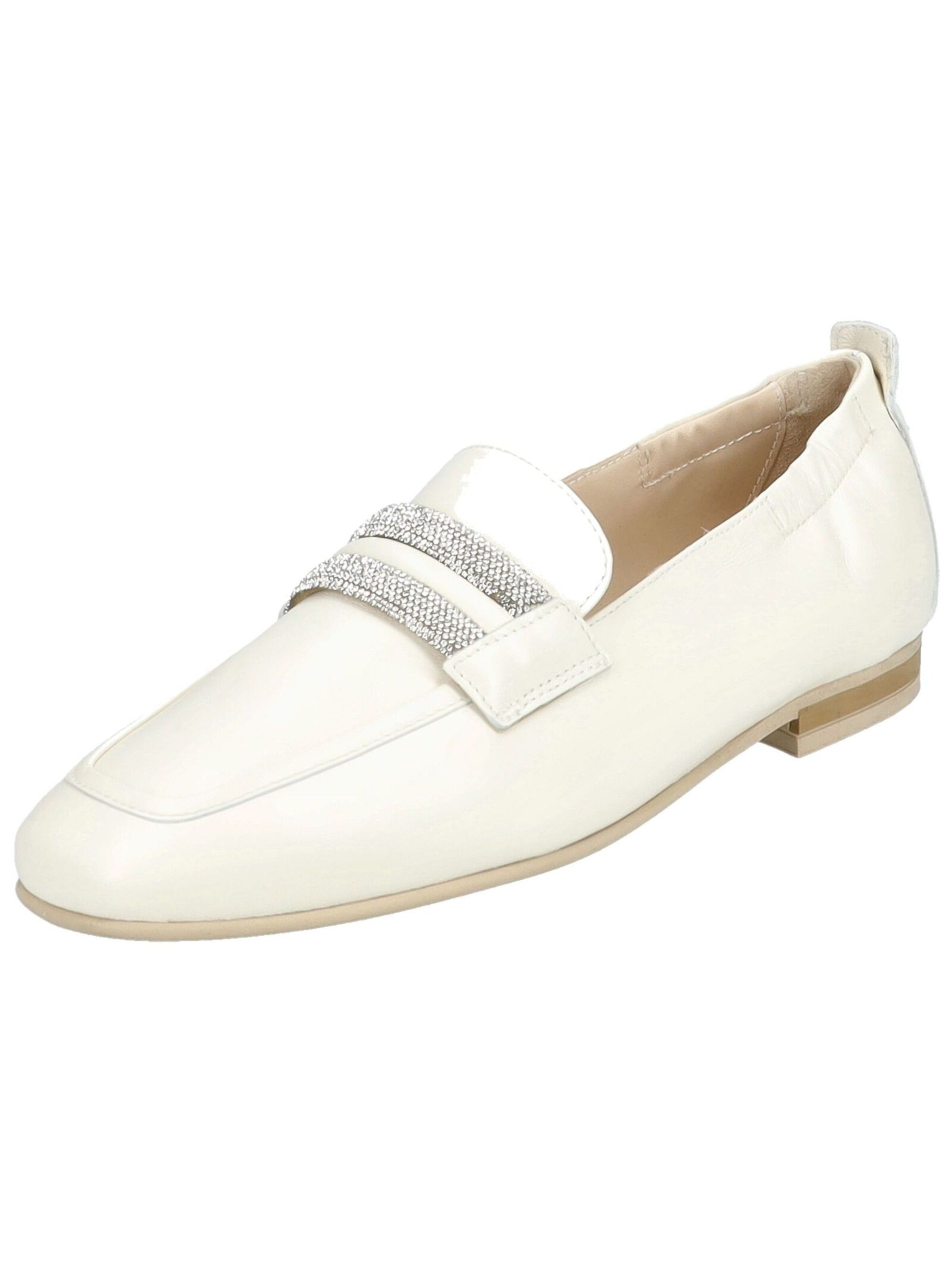 Nero Giardini Slipper in creme / silber, Produktansicht