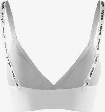 ADIDAS SPORTSWEAR Triangle Bra ' LONGLINE BRALETTE ' in White