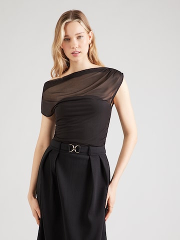 ABOUT YOU Тениска 'June' в черно: отпред