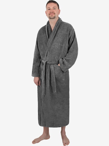 normani Long Bathrobe in Grey