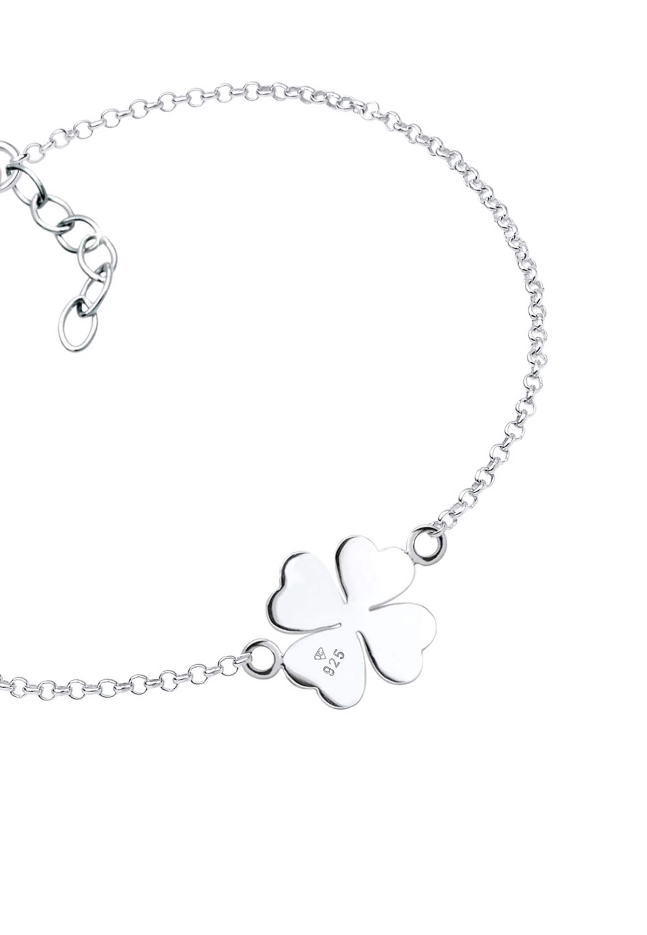 ELLI Armbånd 'Kleeblatt' i sølv