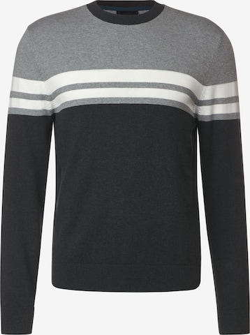 Street One MEN Sweater in Grey: front