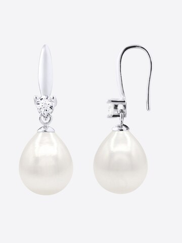 Ateliers Saint Germain - Pendientes 'Bonnegrace' en blanco