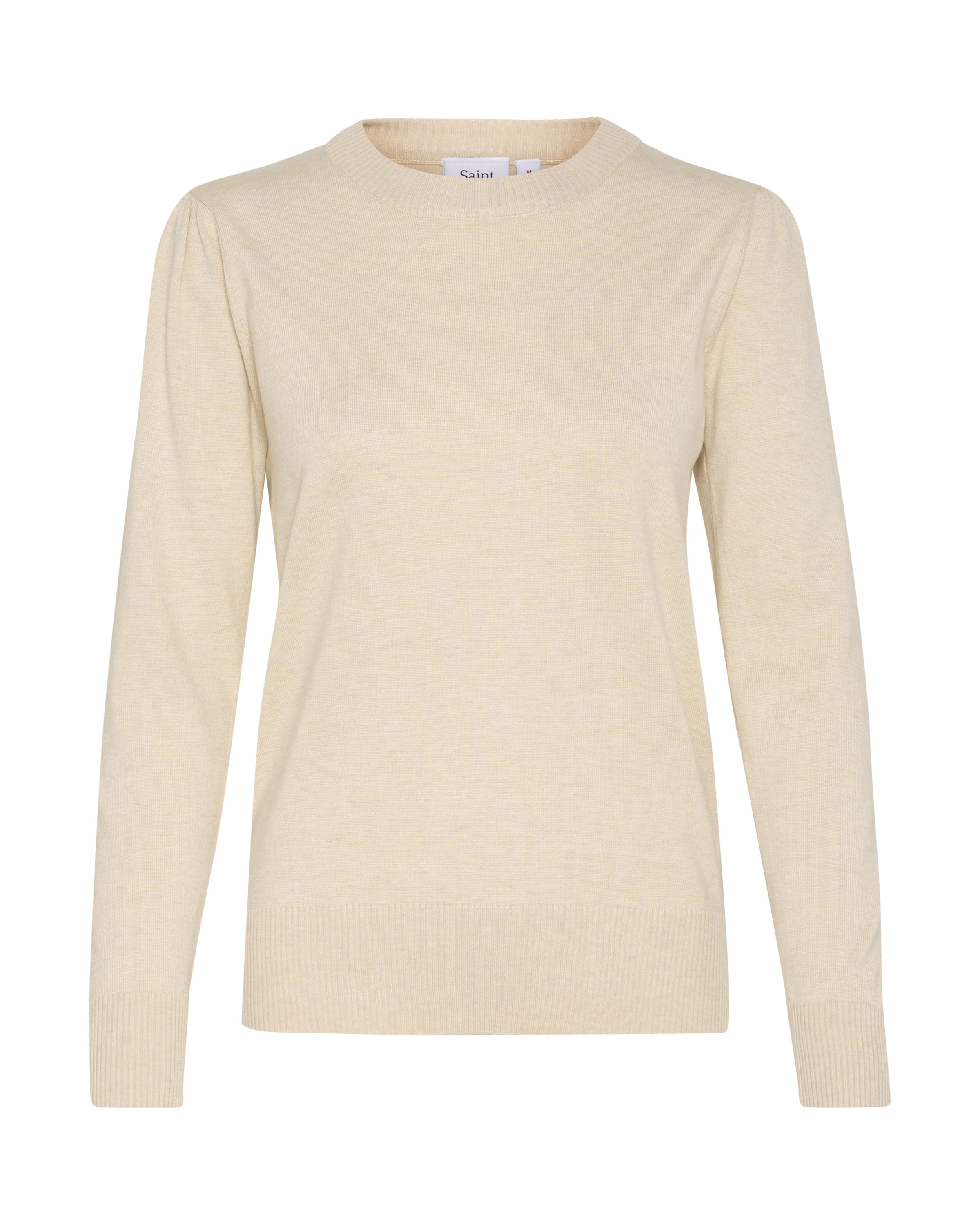SAINT TROPEZ Pullover 'Mila' in Beige: Vorderseite