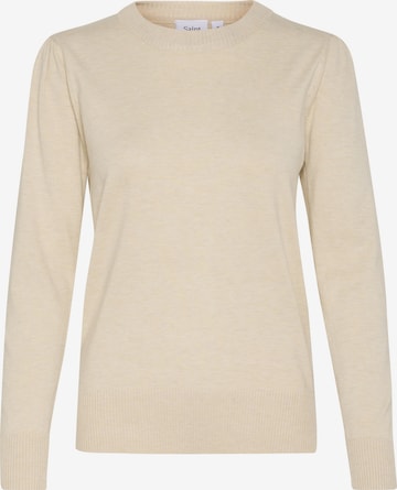 SAINT TROPEZ Pullover 'Mila' in Beige: Vorderseite