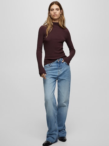 Pull&Bear Trui in Bruin