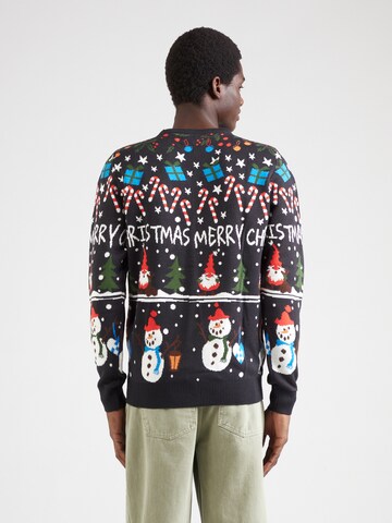 BLEND Pulóver 'Christmas' - kék