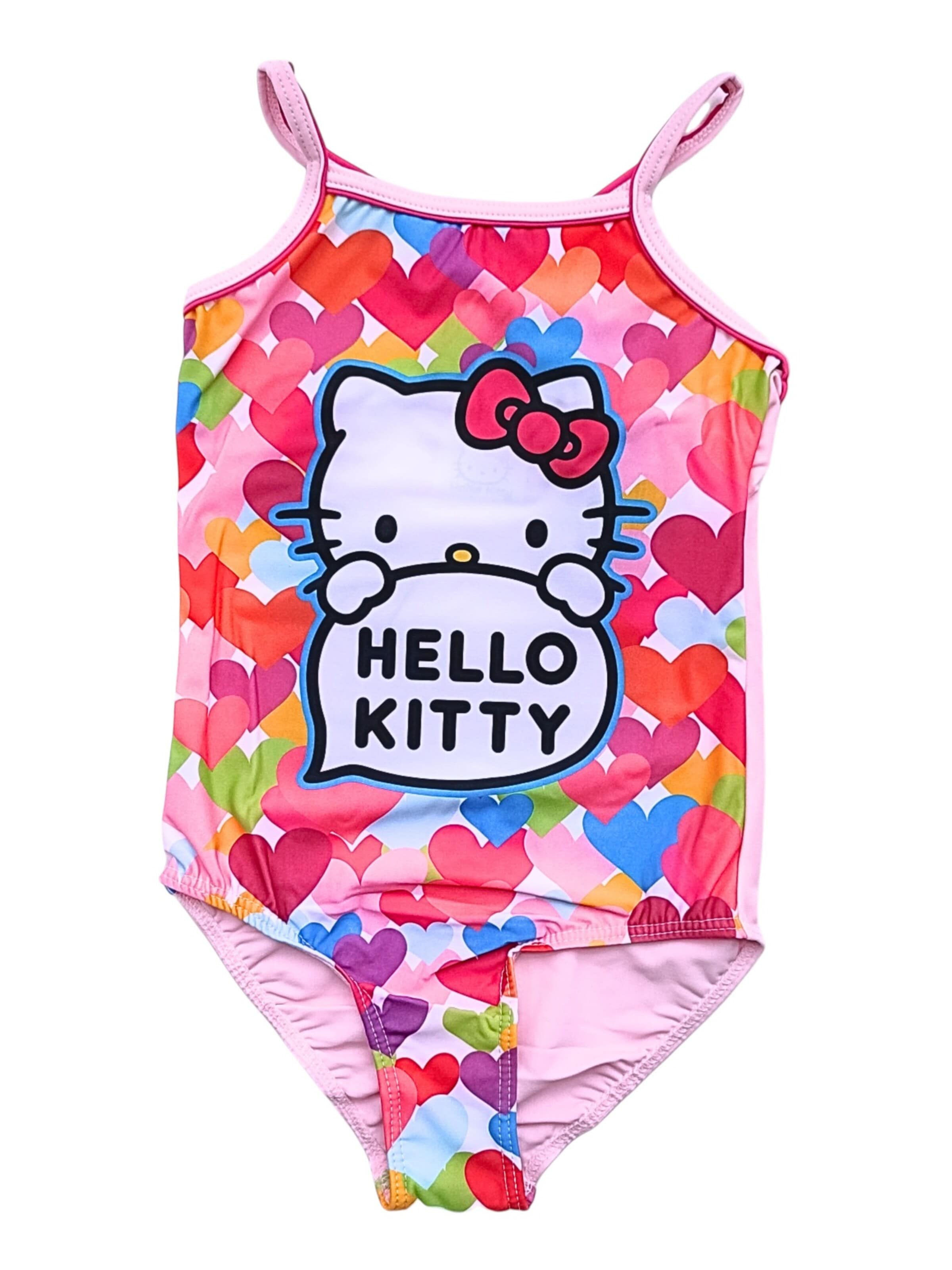 HELLO KITTY Badeanzug 'Hello Kitty'‌‌‌ in Pink: Vorderseite