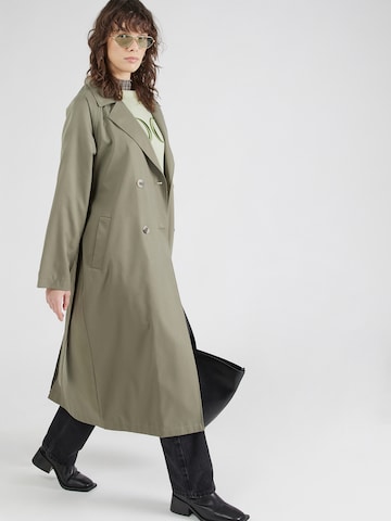 VILA Ανοιξιάτικο και φθινοπωρινό παλτό 'Jancine' σε πράσινο