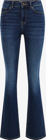 WE Fashion Bootcut Jeansy w kolorze niebieski: przód