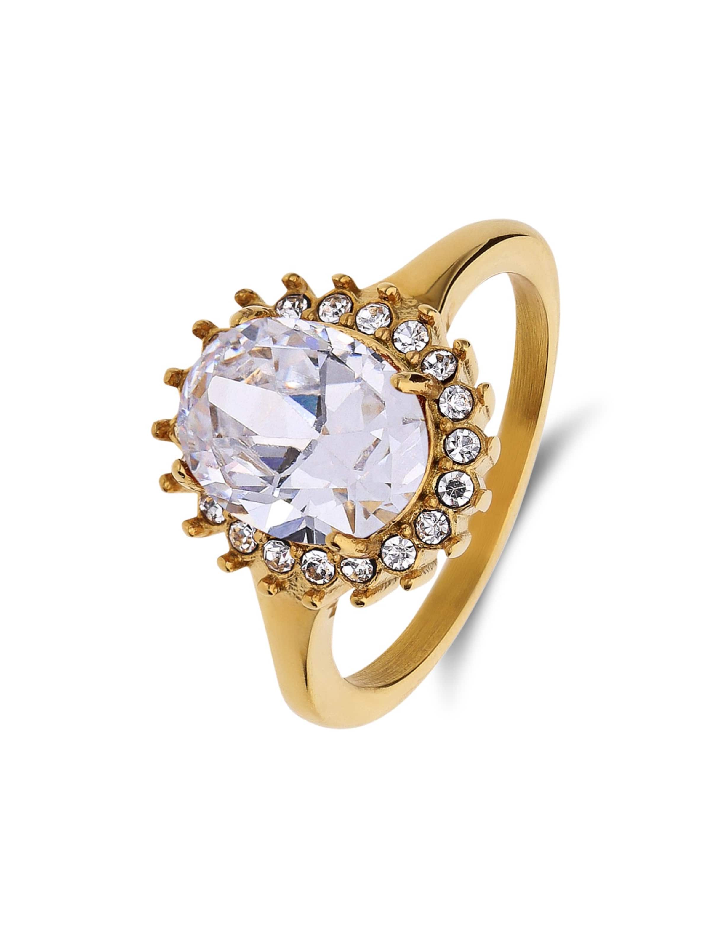 Lucardi Ringe in Gold: Vorderseite