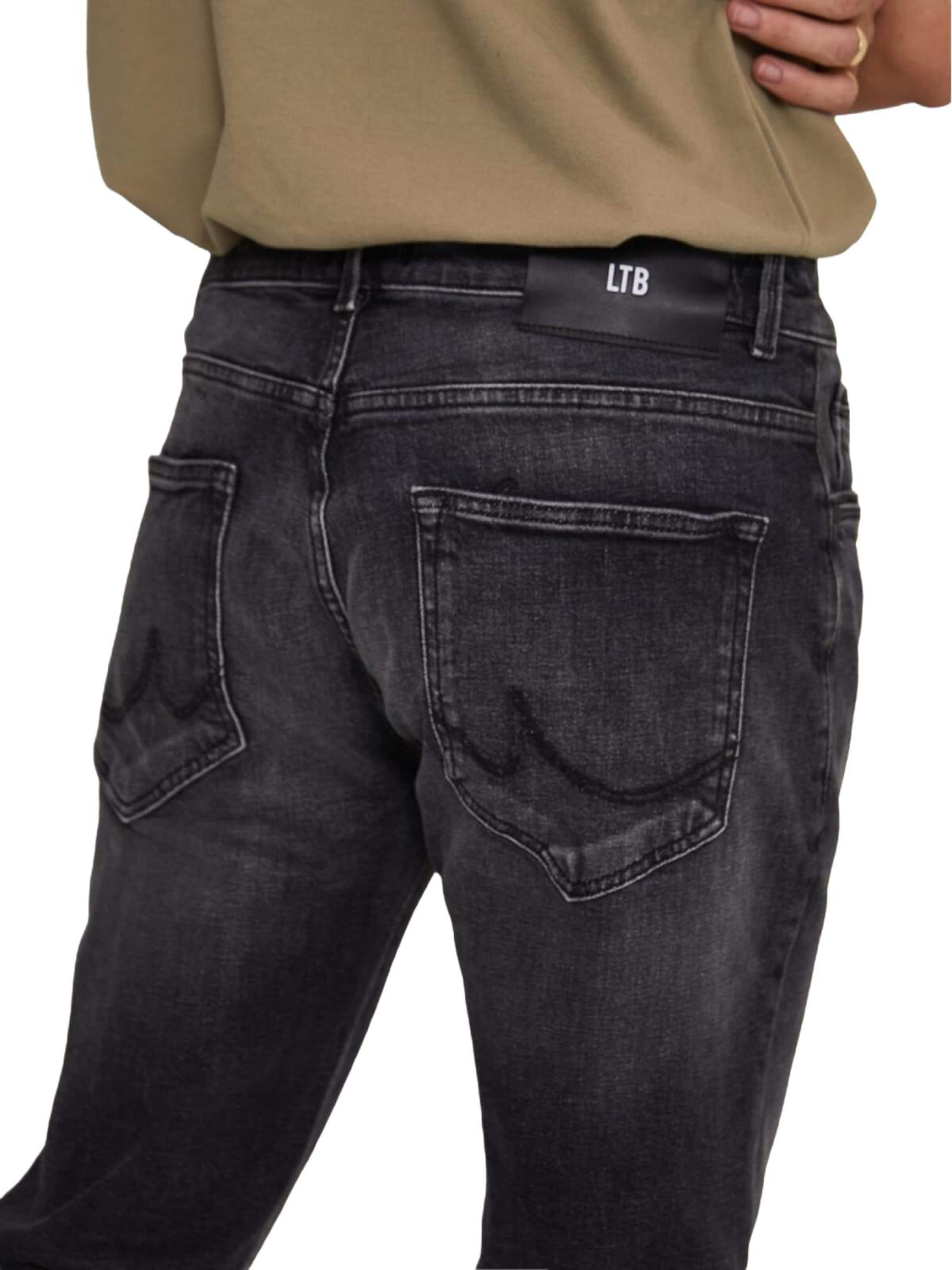 LTB Jeans - regular Vaquero 'LTB Jeans Herren Hollywood Z D Straight Mid Waist Jeans' en gris