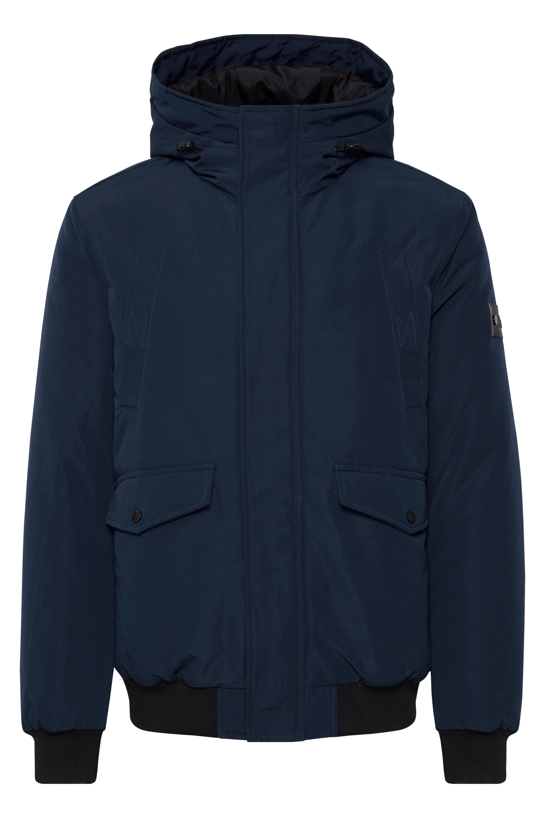 INDICODE JEANS Winter Jacket in Blue: front