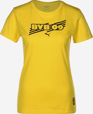 T-shirt fonctionnel 'Borussia Dortmund BVB' PUMA en jaune : devant