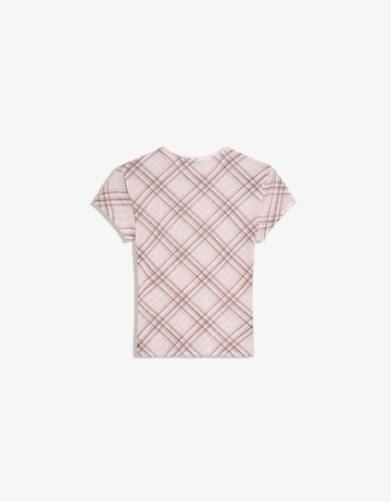 Bershka Тениска в розово
