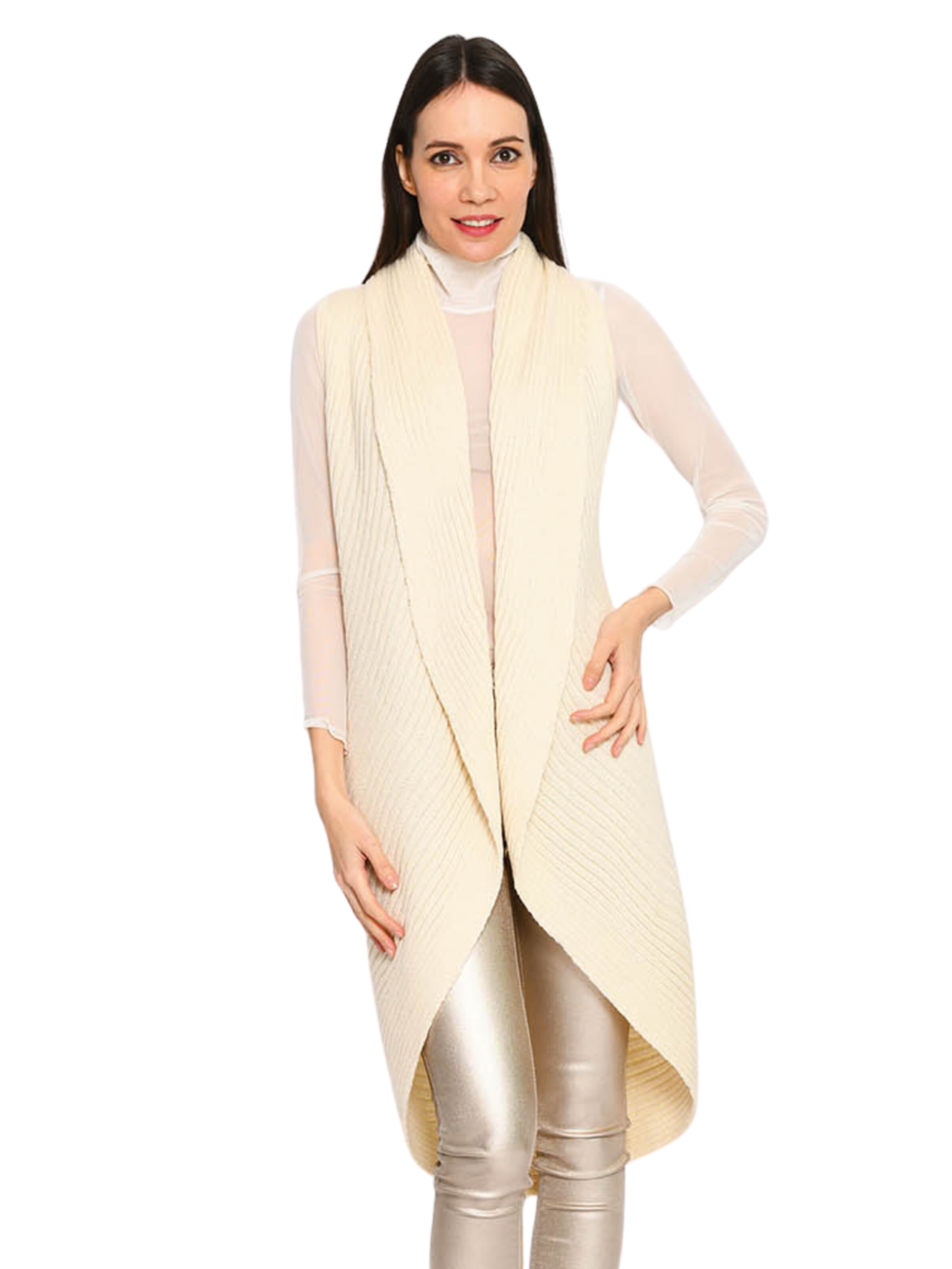 Süel knitwear Strickweste‌‌ in Beige