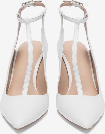 Bianco Slingpumps in Weiß