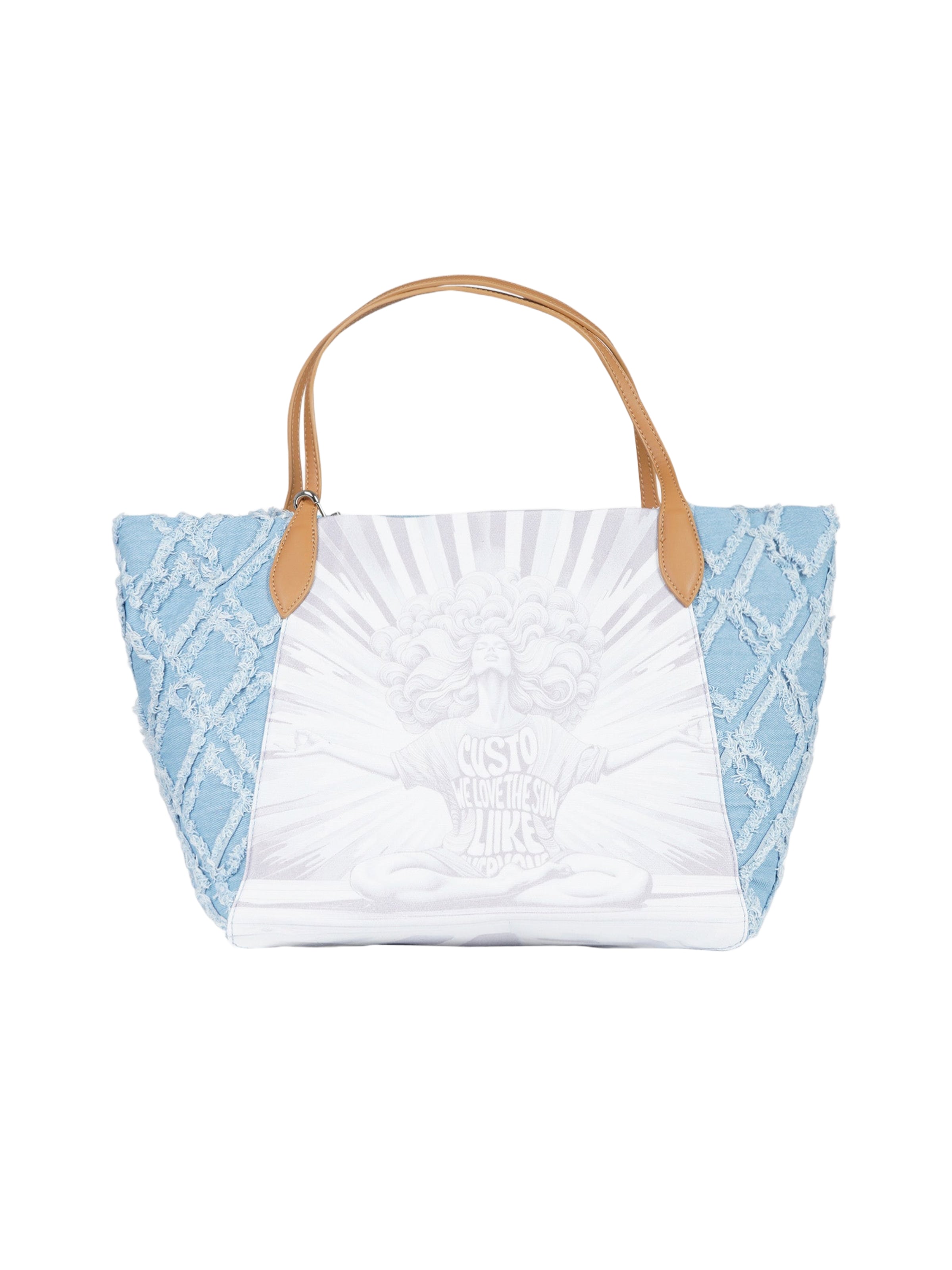 Custo Barcelona - Shopper 'Avyra' em azul: frente