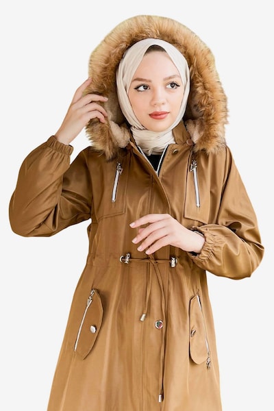MODAMIHRAM Between-seasons parka in Light brown, Item view
