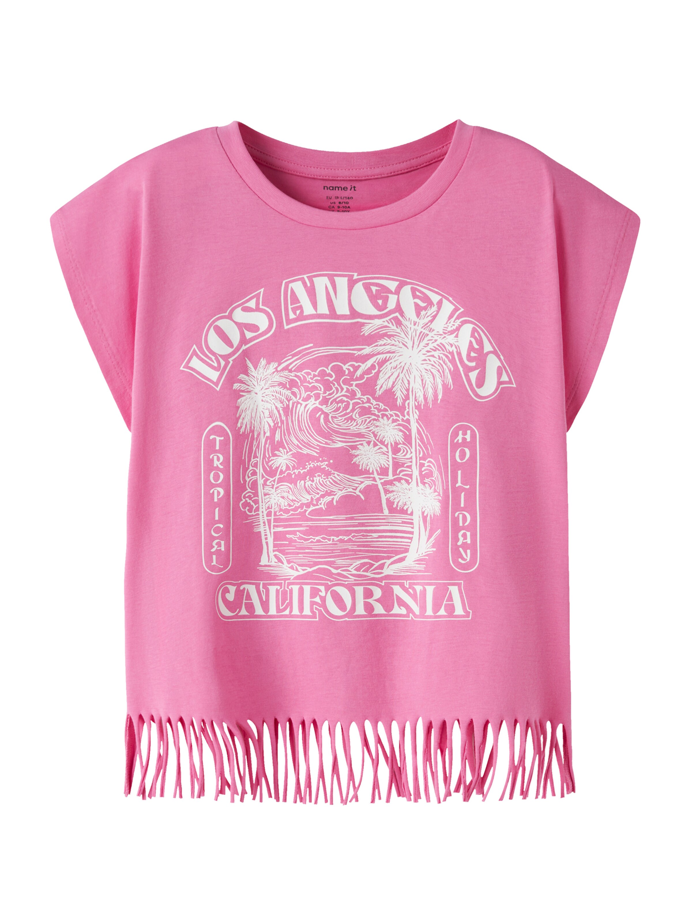 NAME IT Bluser & t-shirts 'NKFVALONE' i lys pink / hvid, Produktvisning
