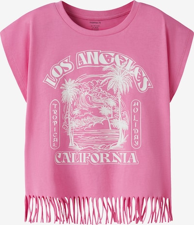 NAME IT Paita 'NKFVALONE' värissä vaalea pinkki / valkoinen, Tuotenäkymä