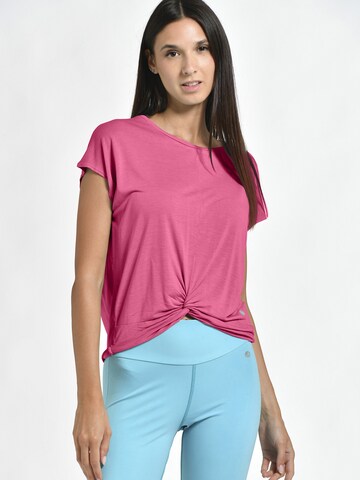DEHA Functioneel shirt in Roze: voorkant