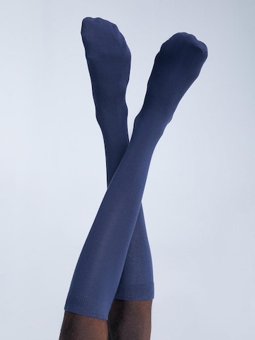 Albero Natur Knee High Socks in Blue