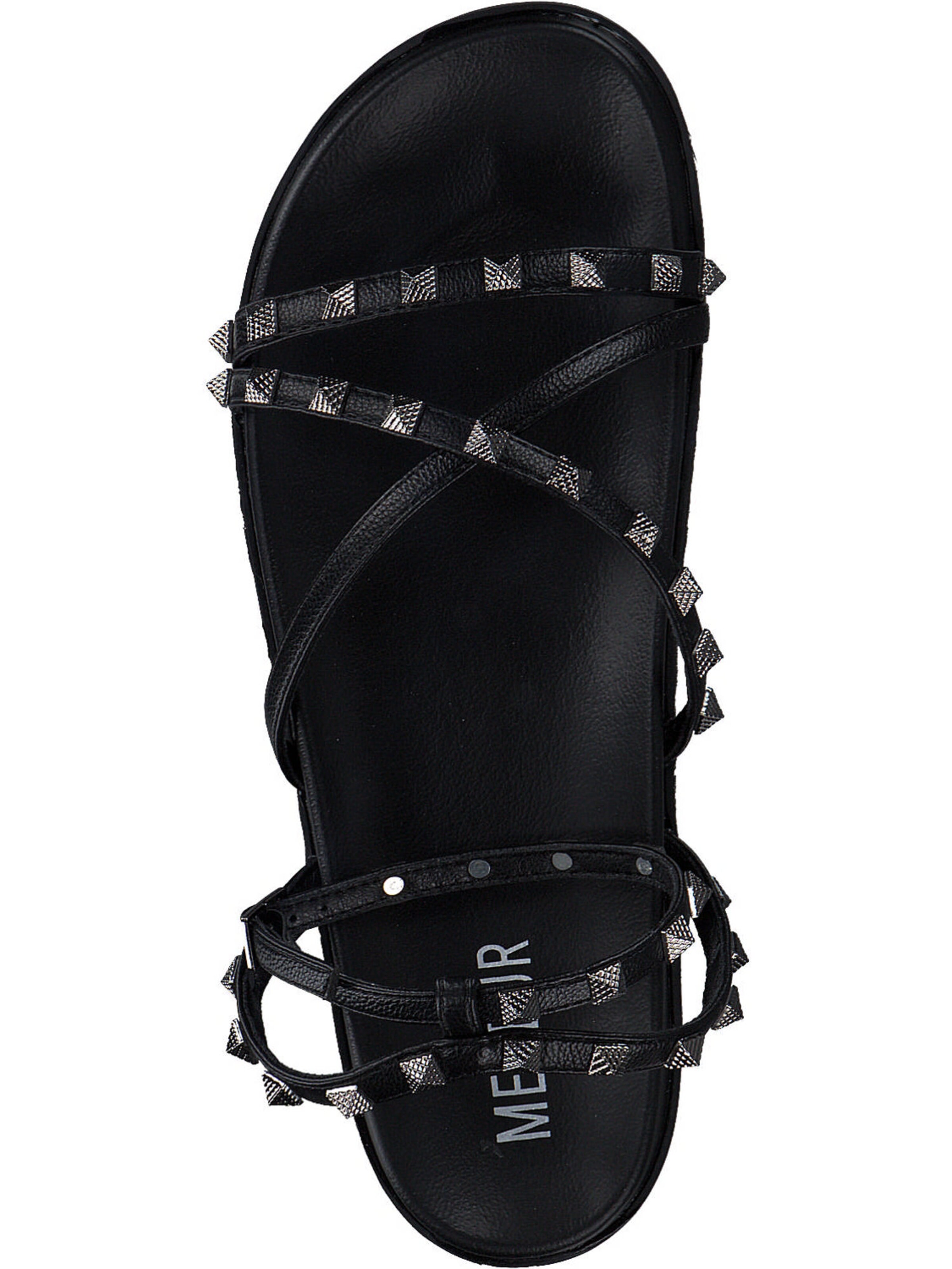 MENBUR Strap Sandals in Black